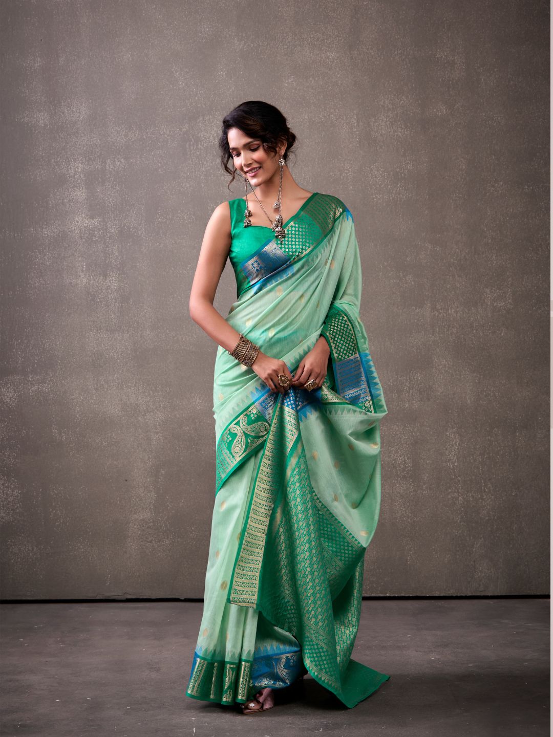 MODAL COTTON WITH RAINBOW WEAVING