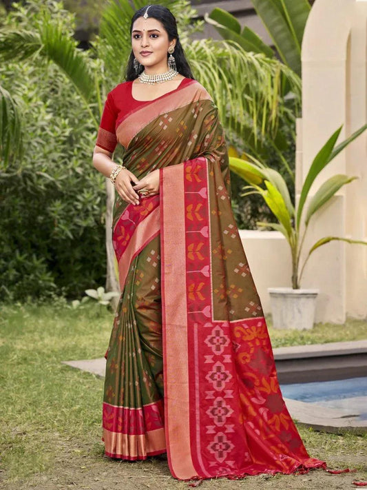 brown-poorvika-silk-vol-2-pochampalli-silk-saree-with-blouse-piece-8050000_f9eba38a-7ae7-4b3d-905b-9d3d7644a14d - EZBER
