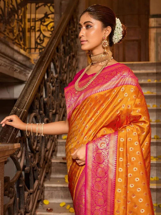 mustard-banarasi-silk-saree-with-blouse-piece-8309706_4c1da2bb-9b59-4739-8b00-5f89bf37e4c3 - EZBER