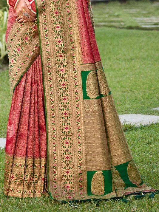 pink-banarasi-silk-saree-with-blouse-piece-1047642_df26ef12-d6a1-443f-9f2f-c22b4e1f6a7c - EZBER