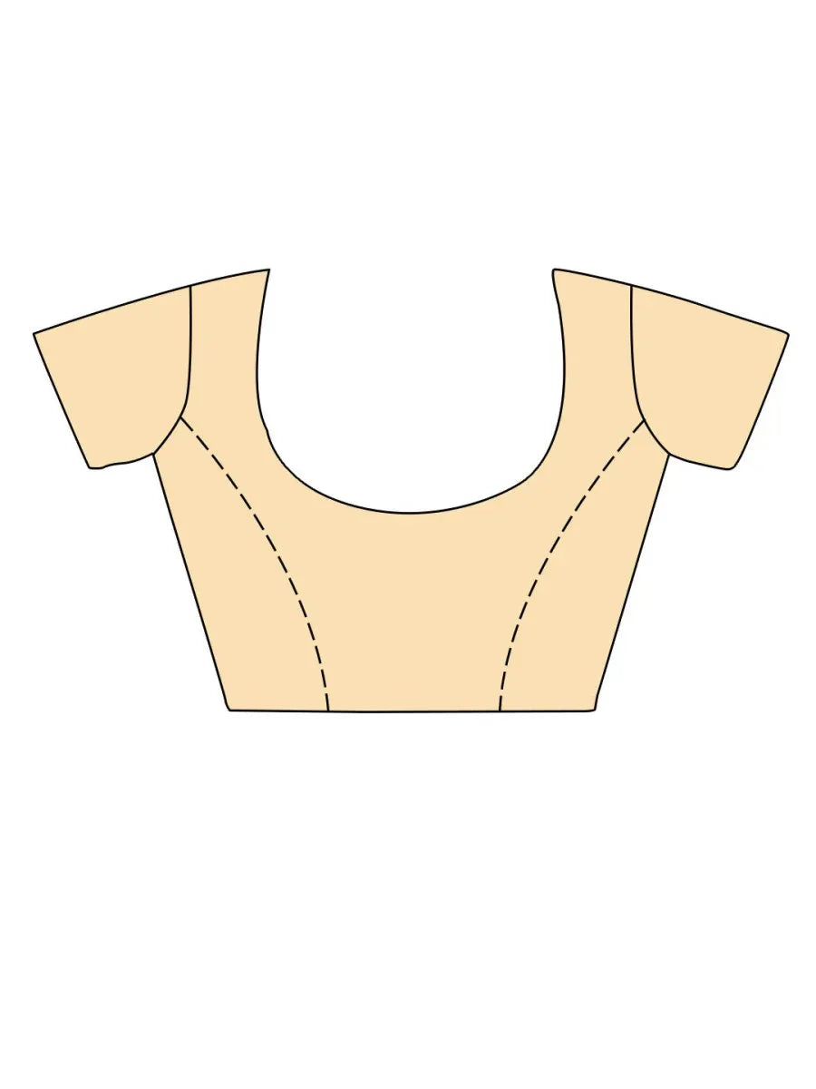 White Soft Silk Festive Wear Saree With Blouse Piece - EZBER