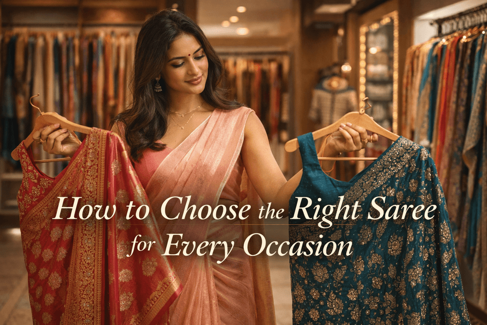 How to Choose the Right Saree for Every Occasion - EZBER