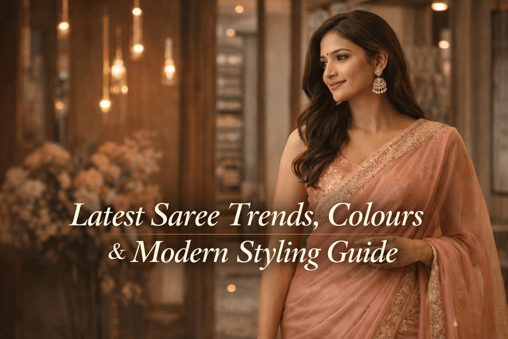 Latest Saree Trends, Colours & Modern Styling Guide - EZBER