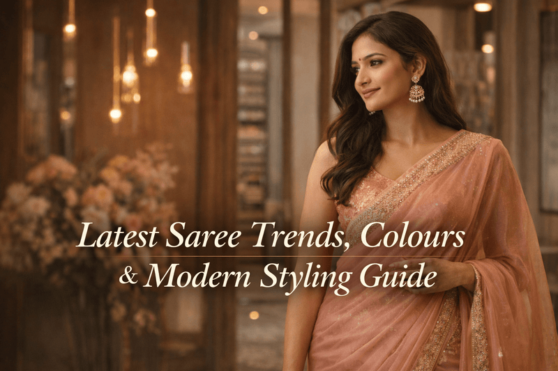 Latest Saree Trends, Colours & Modern Styling Guide - EZBER