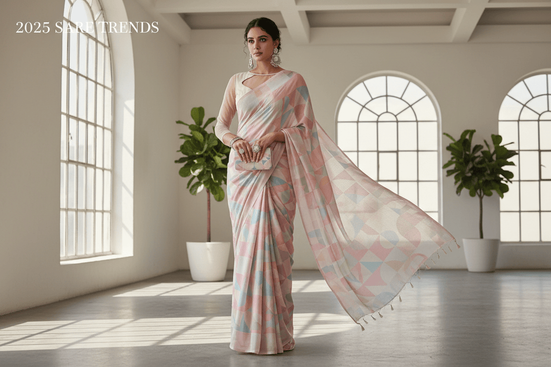 Latest Saree Trends in India 2025 – What’s In & What’s Out (EZBER Edition) - EZBER