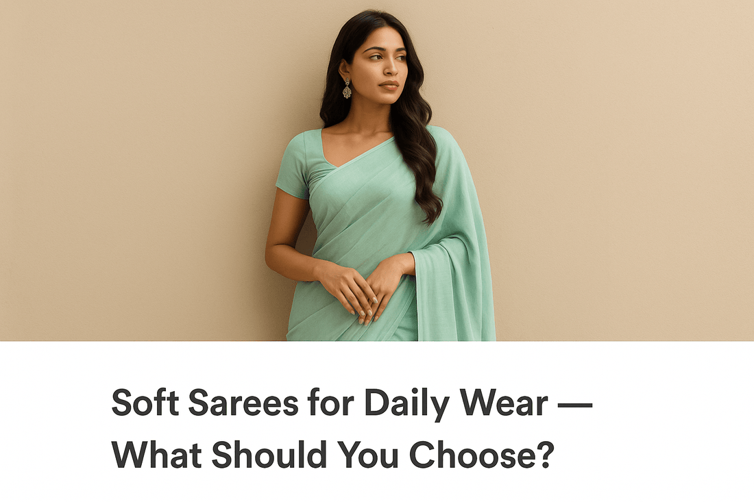 Soft Sarees for Daily Wear — What Should You Choose? - EZBER
