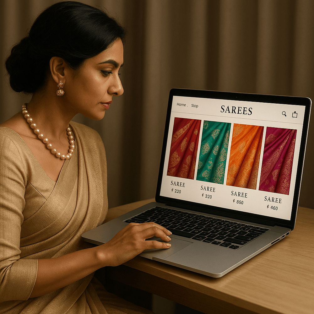 What to Consider When Buying Sarees Online in India - EZBER