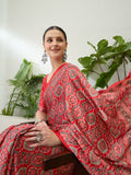 Modal Raani Printed Saree With Blouse | EZB GF02 LUX 16006