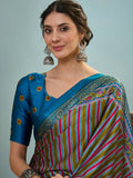 Modal Raama Printed Saree With Blouse | EZB GF02 LUX 24002