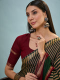 Pv Cotton Green Printed Saree | EZB GF02 TARA VOL 1 50003