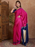 Black Semi Modal Saree With Blouse Piece - EZBER