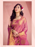 TISSUE FANCY WEAVING SAREE - EZBER