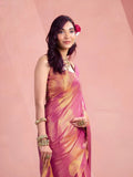 TISSUE FANCY WEAVING SAREE - EZBER