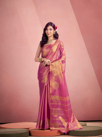 TISSUE FANCY WEAVING SAREE