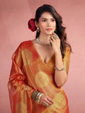 TISSUE FANCY WEAVING SAREE - EZBER