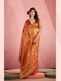 TISSUE FANCY WEAVING SAREE - EZBER