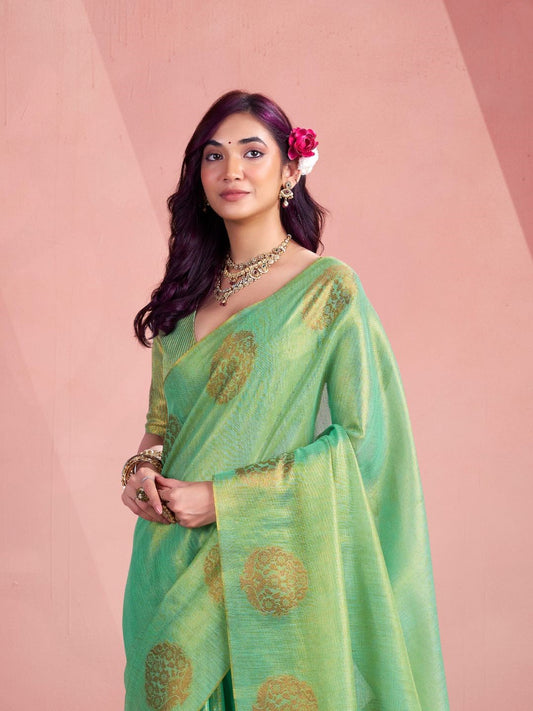 TISSUE FANCY WEAVING SAREE