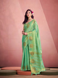 TISSUE FANCY WEAVING SAREE - EZBER