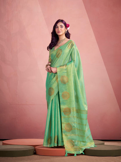 TISSUE FANCY WEAVING SAREE