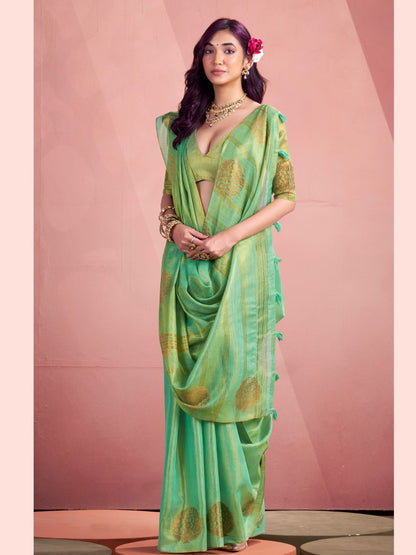 TISSUE FANCY WEAVING SAREE