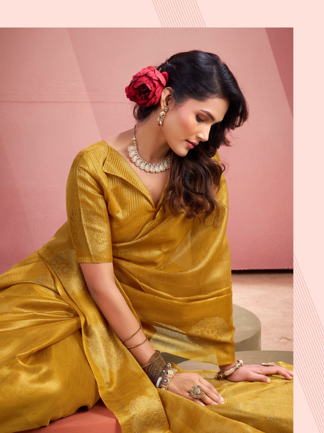 TISSUE FANCY WEAVING SAREE