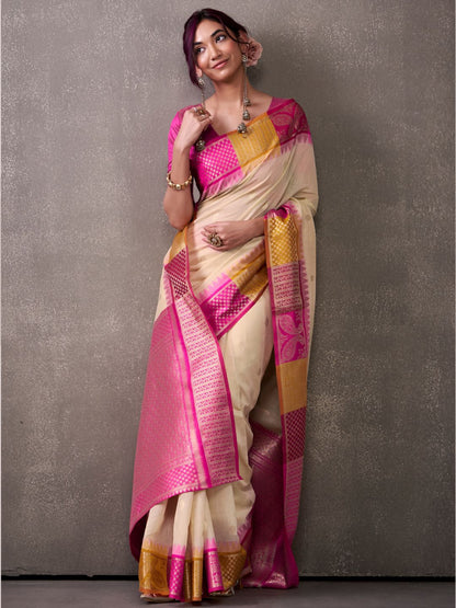 MODAL COTTON WITH RAINBOW WEAVING