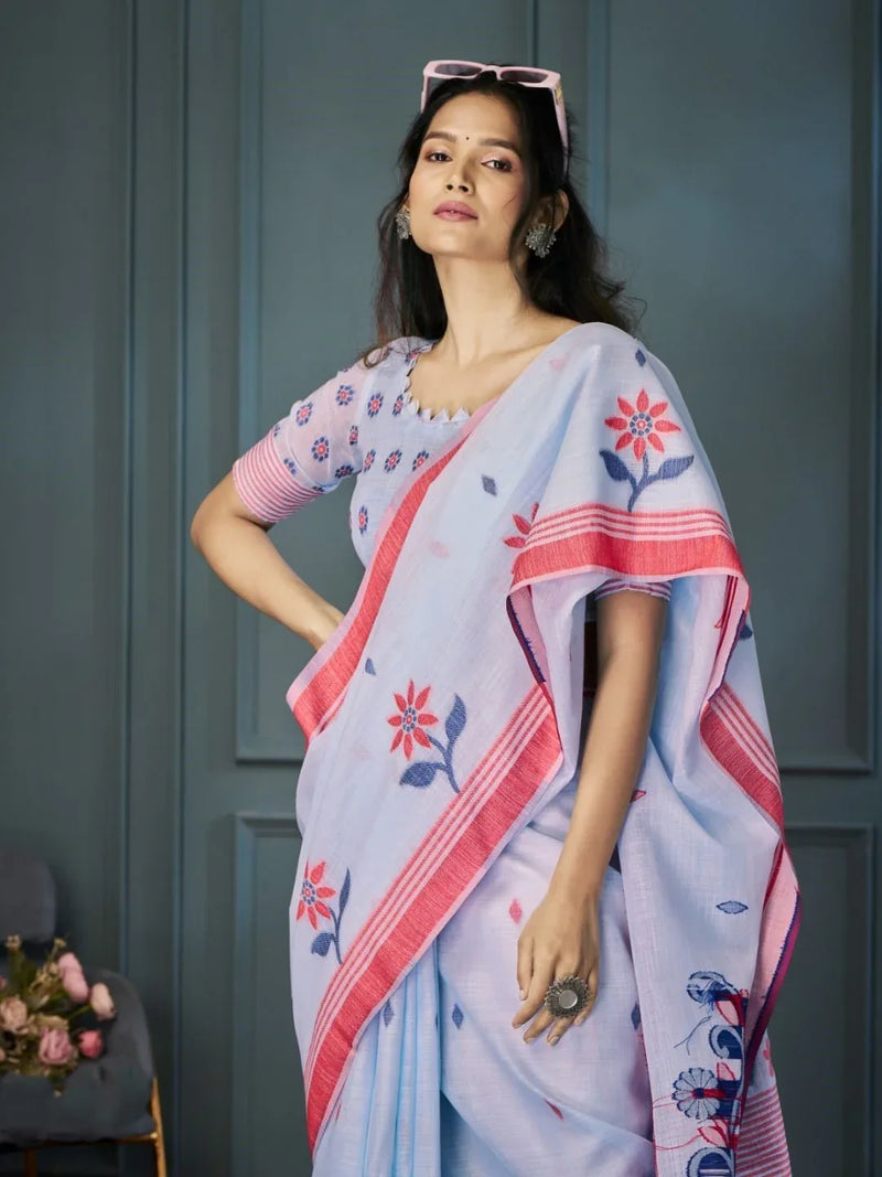 Handloom Linen with Beautiful Weaving - EZBER