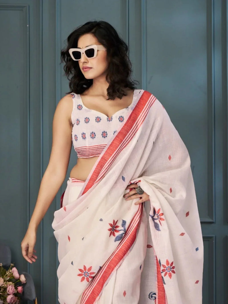 Handloom Linen with Beautiful Weaving - EZBER