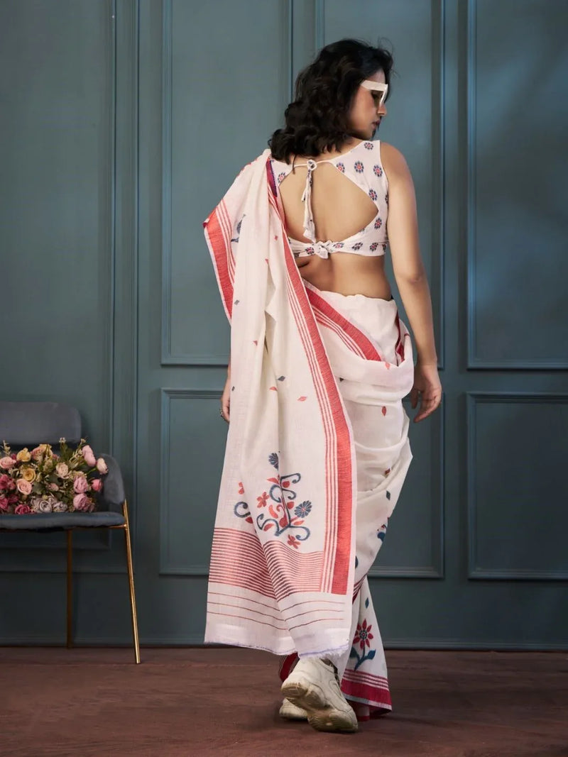 Handloom Linen with Beautiful Weaving - EZBER