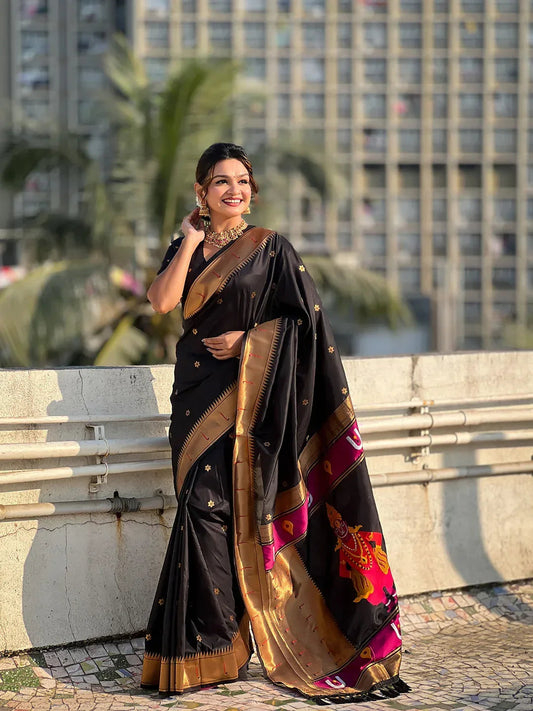 black-soft-silk-saree-51447