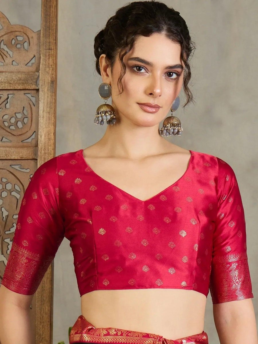 Black Semi Modal Saree | EZB GF02 LUX 20005 - EZBER