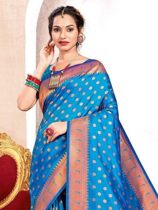 blue-paithani-silk-saree-with-blouse-piece-4267001_7e558f9a-2958-470b-8e07-f94ebb1fc423 - EZBER