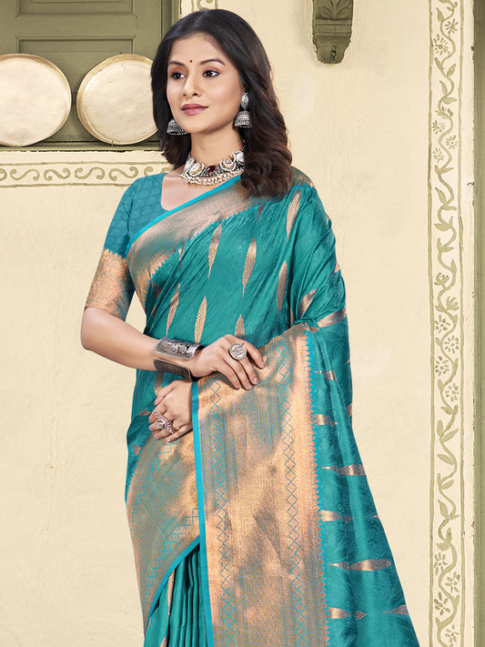 silk-sky-blue-brocade-saree-ezb-si04-buplk1004