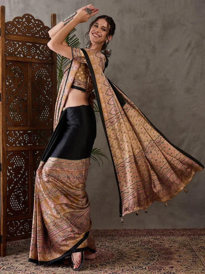chikoo-semi-modal-saree-with-blouse-piece-8852201_841a6e21-5732-4fc9-8cd3-fded128e568b - EZBER