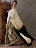 Cream Semi Modal Saree With Blouse Piece - EZBER