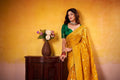 Fancy Dolla Silk Woven Design Work Handloom Silk Saree With Blouse Piece - EZBER