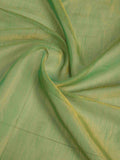Green Linen Festive Wear Saree With Blouse Piece - EZBER