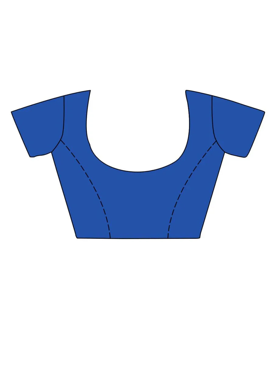 Green Soft Silk Festive Wear Saree With Blouse Piece - EZBER