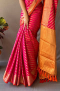 Hot Pink Patola Saree - EZBER