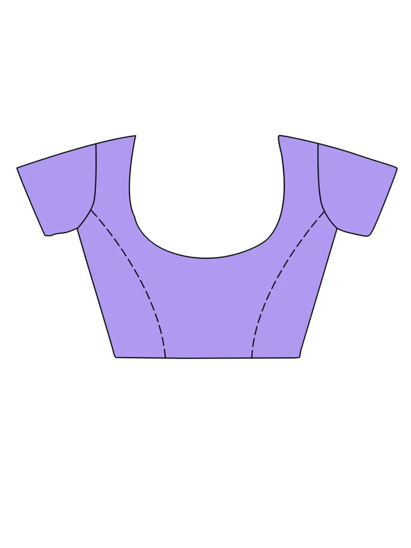 Jamun Silk Saree With Blouse Piece - EZBER