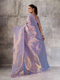 Lavender Kanjivaram Silk Blend Brocade Saree | EZB SI04 SUPRS1002 - EZBER