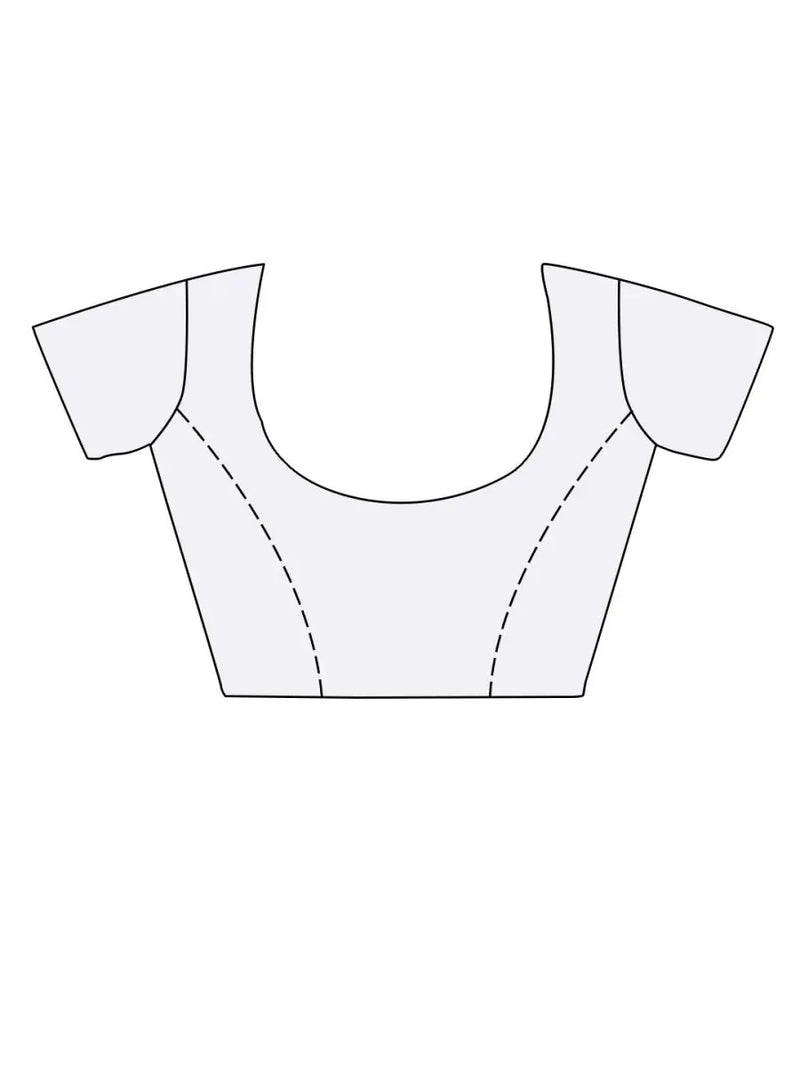 Light Brown Digital Printed Silk Saree With Blouse Piece - EZBER