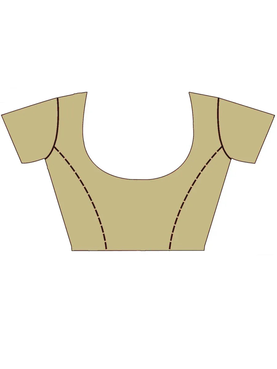 Light Green Banarasi silk Saree With Blouse Piece - EZBER