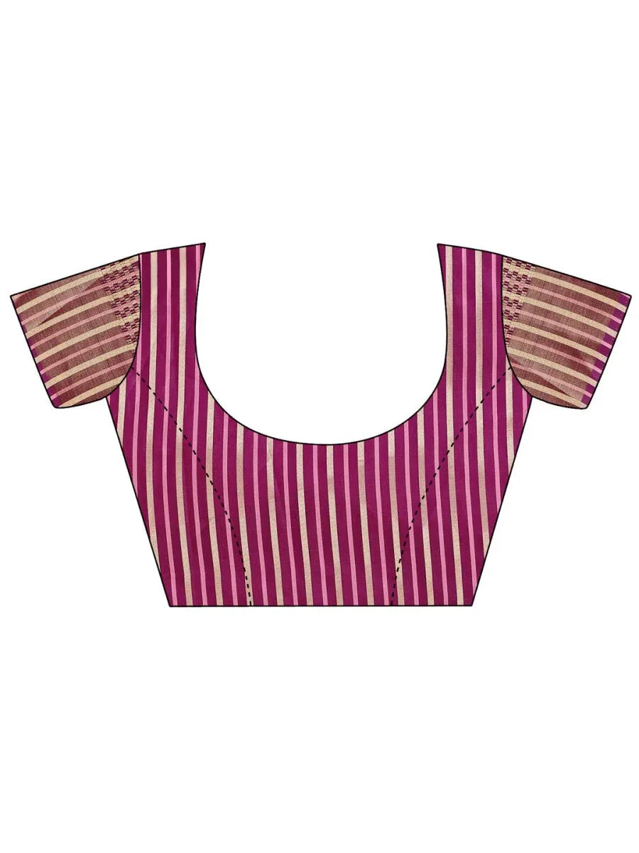 Light Pink Organza Saree With Blouse Piece - EZBER