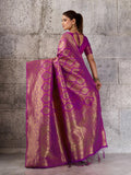 Magenta Kanjivaram Silk Blend Brocade Saree | EZB SI04 SUPRS1006 - EZBER