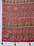 Modal Pink Printed Saree | EZB GF02 LUX 22002 - EZBER