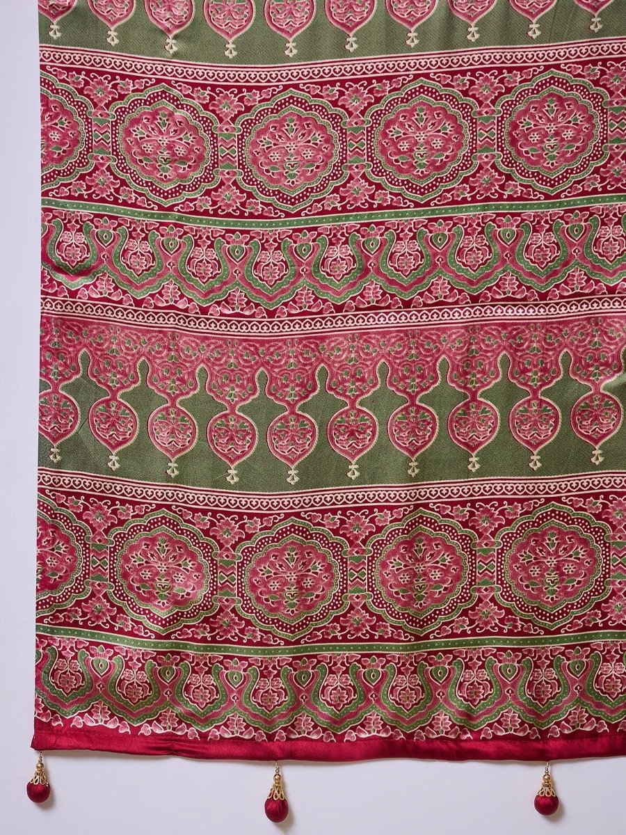 Modal Pink Printed Saree | EZB GF02 LUX 22002 - EZBER