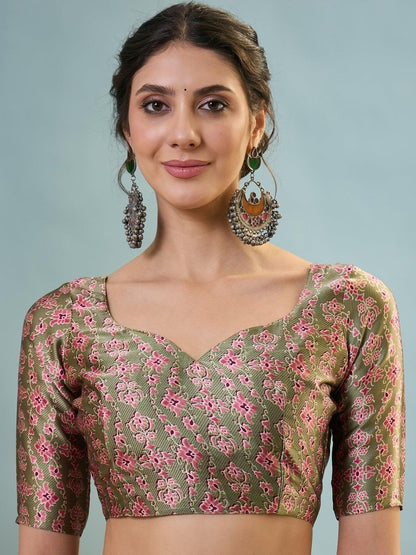 Modal purple Printed Saree | EZB GF02 LUX 22003 - EZBER