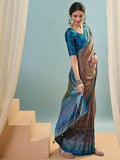 Modal Raama Printed Saree | EZB GF02 LUX 24002 - EZBER