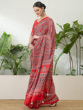 Modal Raani Printed Saree | EZB GF02 LUX 16006 - EZBER